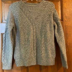 White Hose Black Market Embellished Crewneck Sweater